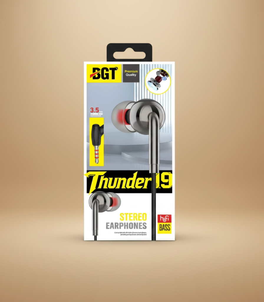 BGT Thunder 19 Stereo Earphones