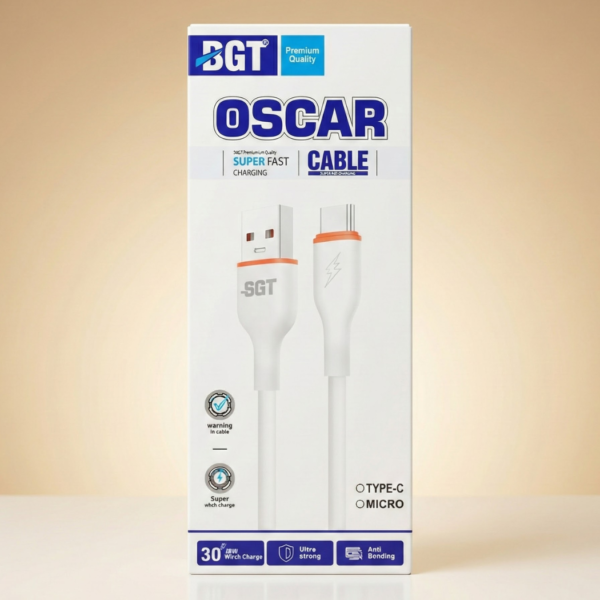 BGT Oscar Series Super Fast Charging Cable