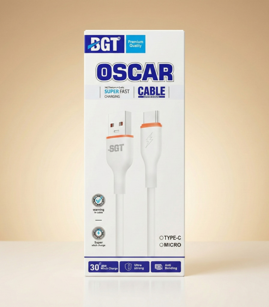 BGT Oscar Series Super Fast Charging Cable