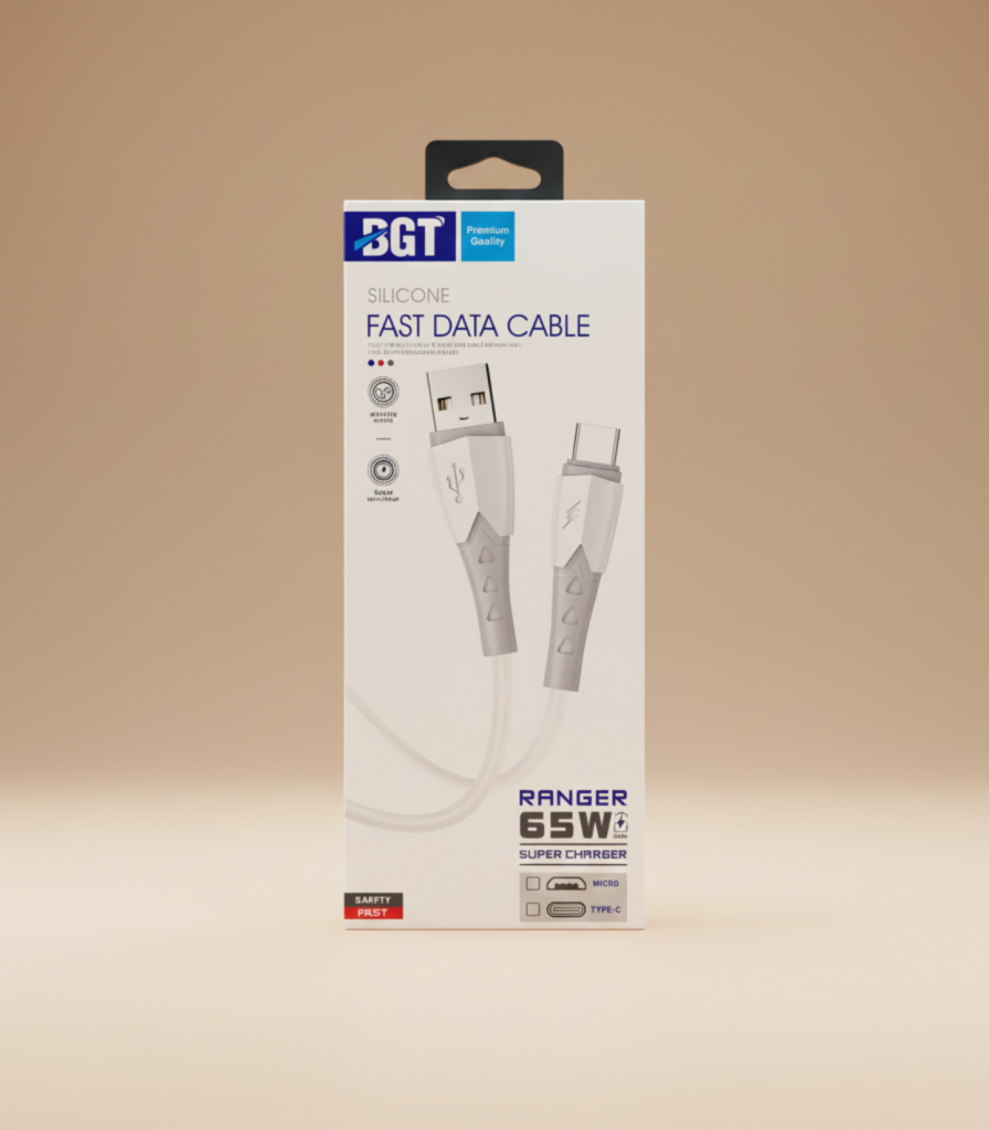 BGT Ranger Series 65W Silicone Fast Charging Cable