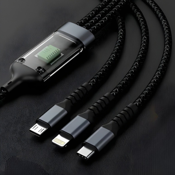 Universal 3-in-1 100W Fast Charging Cable