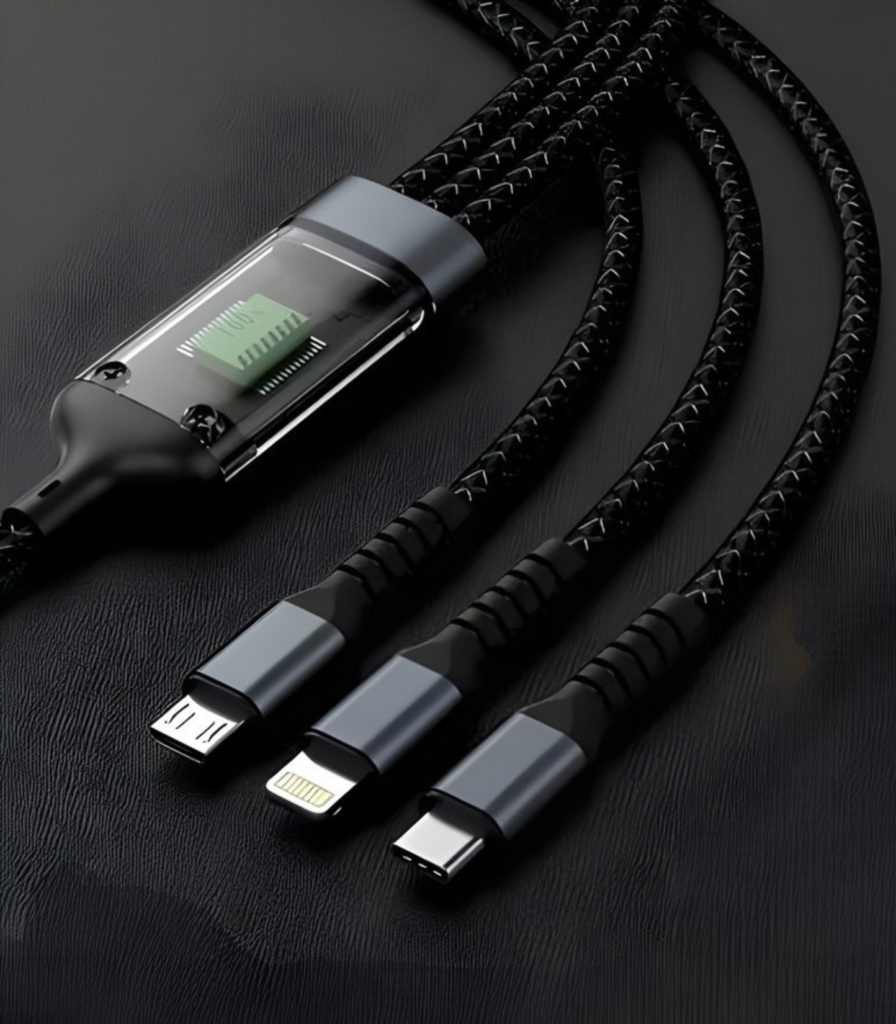Universal 3-in-1 100W Fast Charging Cable