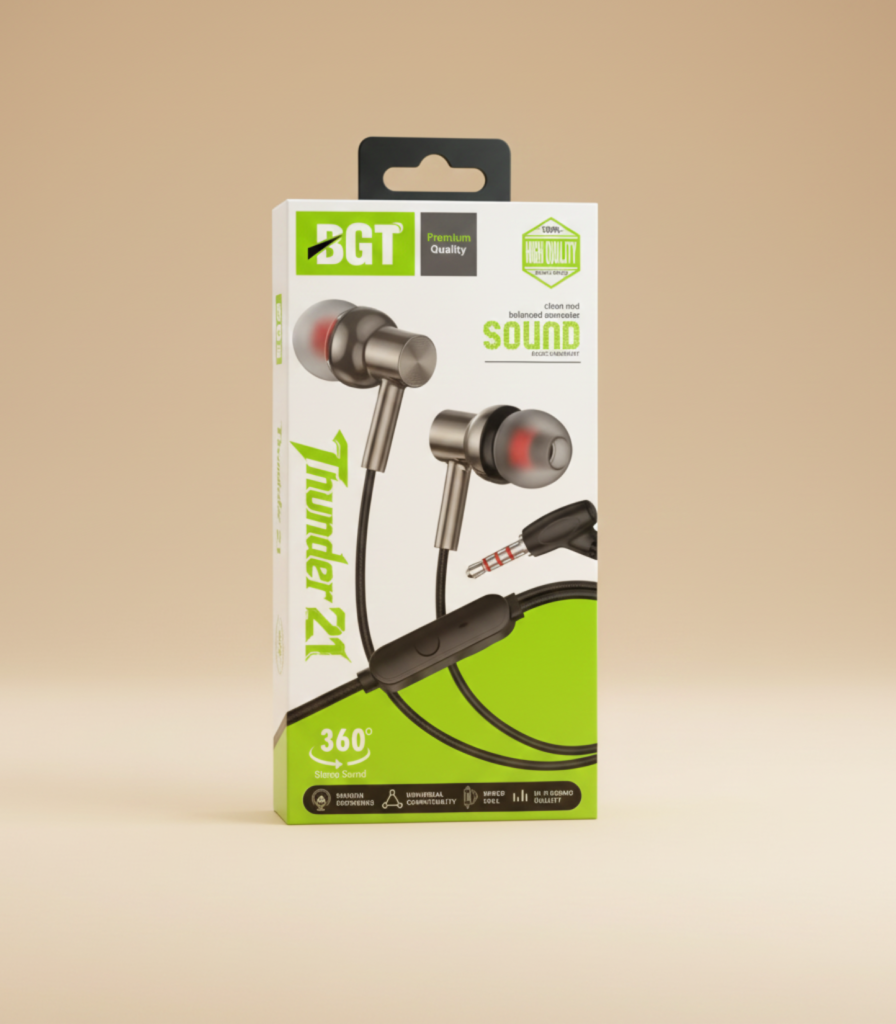 BGT Thunder 21 Stereo Earphones