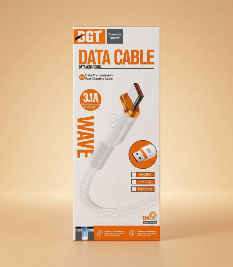 BGT Armour Series 65W Fast Charging Cable