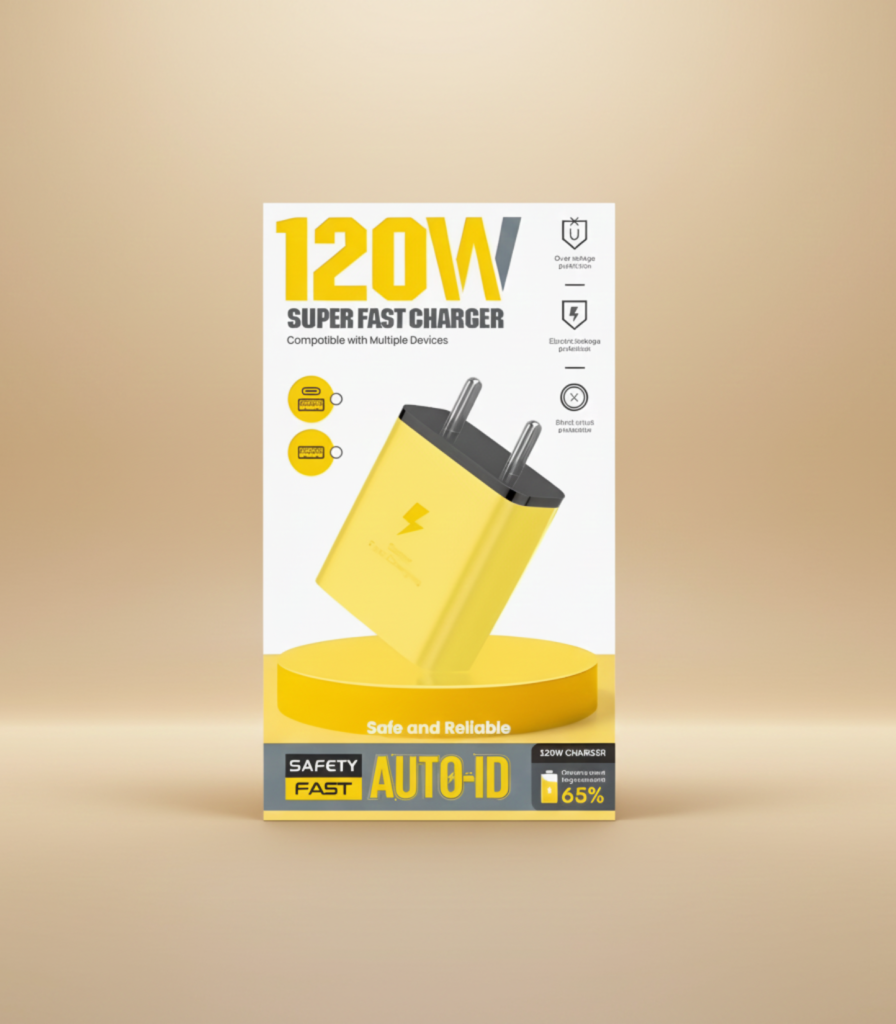 BGT 120W Super Fast Charger - Auto-ID Flash Adapter