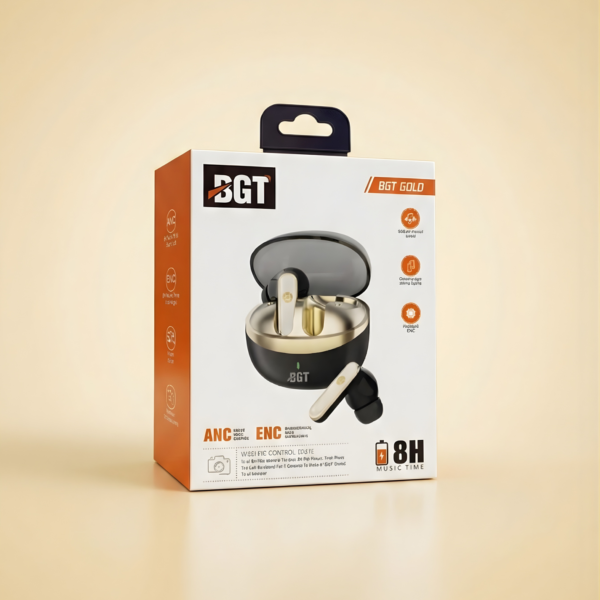 BGT Gold Wireless Earbuds